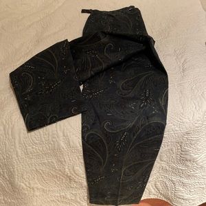 Forrest green paisley pants, never worn